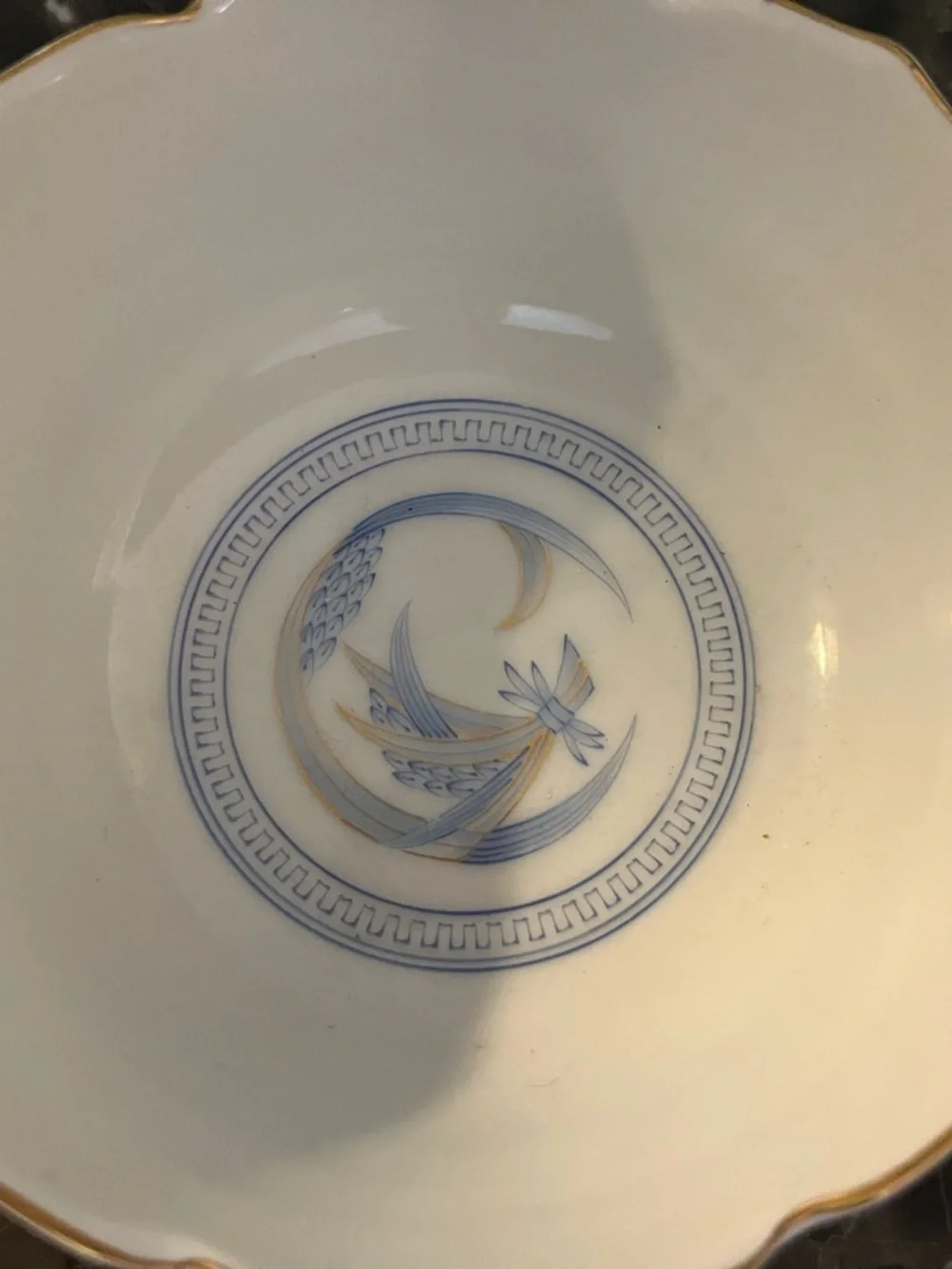 Vintage Andrea by Sadek Porcelain Footed Bowls Set of 2